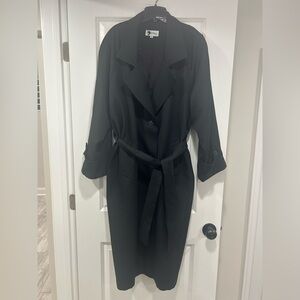 Vintage Essence by Mail Black Trench Coat